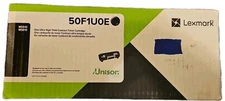 Genuine OEM Lexmark 501UE 50F1U0E Ultra High Yield Toner Cartridge MS510 MS610