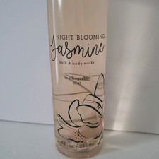 RARE Bath  Body Works NIGHT BLOOMING JASMINE Fine Fragrance BodyMist 8oz HTF Nw