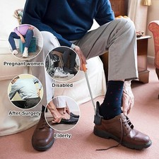 Retractable Shoe Horn Extendable Flexible Handled Shoe Lifter Lightweight