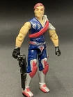Vintage 1985  G.I. Joe Cobra Xamot V1 Crimson Guard Twin Action Figure W/ Pistol