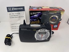 Emerson Instant Weather Radio RP6249 AM FM Portable NOAA TV Sound
