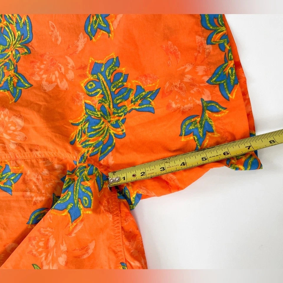 Ralph Lauren Chaps Swim Trunks L shorts Hawaiian Tropical Print Vintage - Image 2 of 4