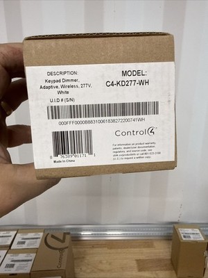 Control4 C4-KD277-WH Adaptive Wireless Keypad Dimmer (White) - NEW