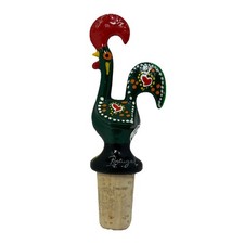 Vintage Portoghese Il Gallo di Galo De Barcelos Bottiglia di Vino Sughero 4,5"