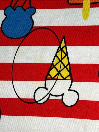 Disney Hanna Andersson Mickey Ice Cream Treats Girls Dress Size 12 150cm Stain - Picture 9 of 13