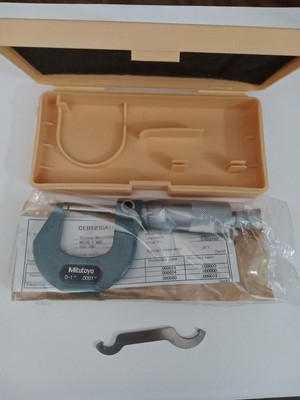 Mitutoyo Outside Micrometer model M120-1'' MA / Code No 103-260 Range 0-1'' 