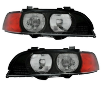 Scheinwerfer Set FüR 5Er BMW E39 -2000 Halogen Blinker In Gelb / LWR