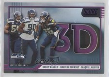 2020 Score 3D Purple Bobby Wagner Jadeveon Clowney Shaquill Griffin #3D-JBS 4r3