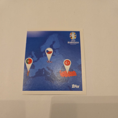 Topps EURO EM 2024 Sticker GF 2 - Gruppe F - Overview #2/2