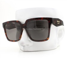 Prada Sunglasses SPR 24ZF 17N-40L Polished Brown Root Tortoise with Case