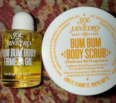 SOL DE JANEIRO Cheirosa 62 Bum Bum Body Scrub And Firmeza Body Oil Bundle Travel