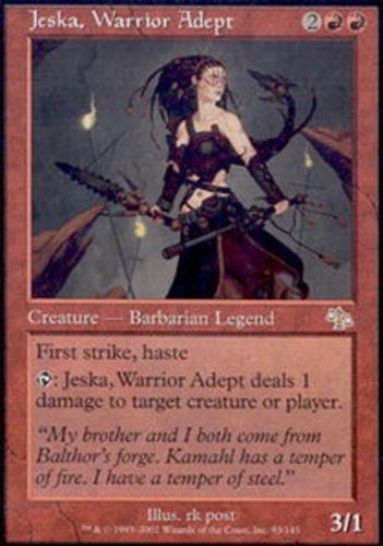 1x Jeska, Warrior Adept - Foil Heavy Play MTG Magic - Kid Icarus -