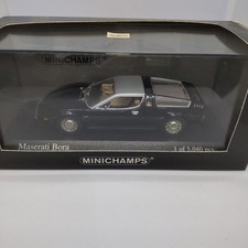 Minichamps 1/43 scale diecast car MASERATI BORA 1972 Black minichamps 400123400
