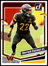 2023 Darrick Forrest Jr. Panini Donruss Football #296 Washington Commanders