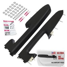-A Pair Front Left Driver/Right Passenger Side Driver & Passenger Side Black