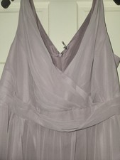 David's Bridal Lavender Haze Maternity Bridesmaid Dress Size 3X
