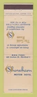 Matchbook Cover - Shoreham Motor Hotel Hartford CT
