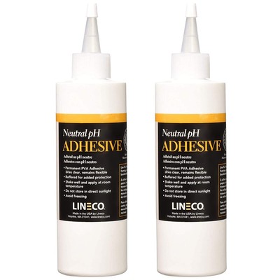 Neutral pH Adhesive 8 Oz, Acid-Free, All-Purpose Glue, Dries Clear and Remain...