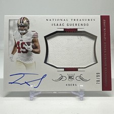 2024 National Treasures Crossover Rookie Patch Auto /99 Isaac Guerendo RPA RC