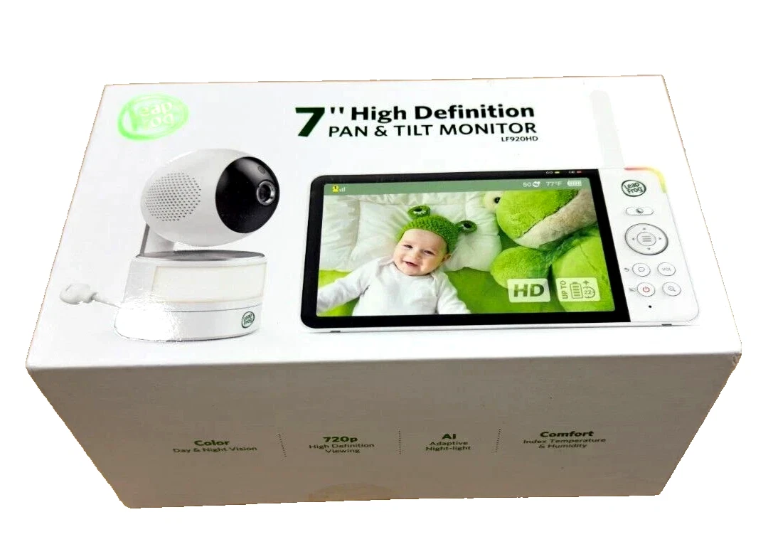 LeapFrog LF920HD Color Night Vision Video Monitor 7" Display 360 Pan Tilt