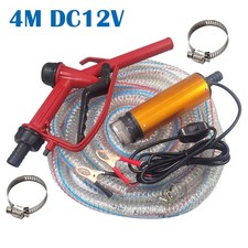 DC 12V Elektrisch Pumpe 12L/Min Pumpe Wasserpumpe Diesel Öl Transferpumpe + Hose