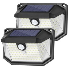 Luz LED Solar Para Exterior Con Sensor De Movimiento Jardin Patio Casa Lampara