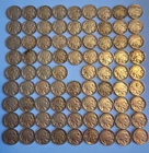 Buffalo Nickels - Lot of 80 - Mixed Dates - All dates are visible.