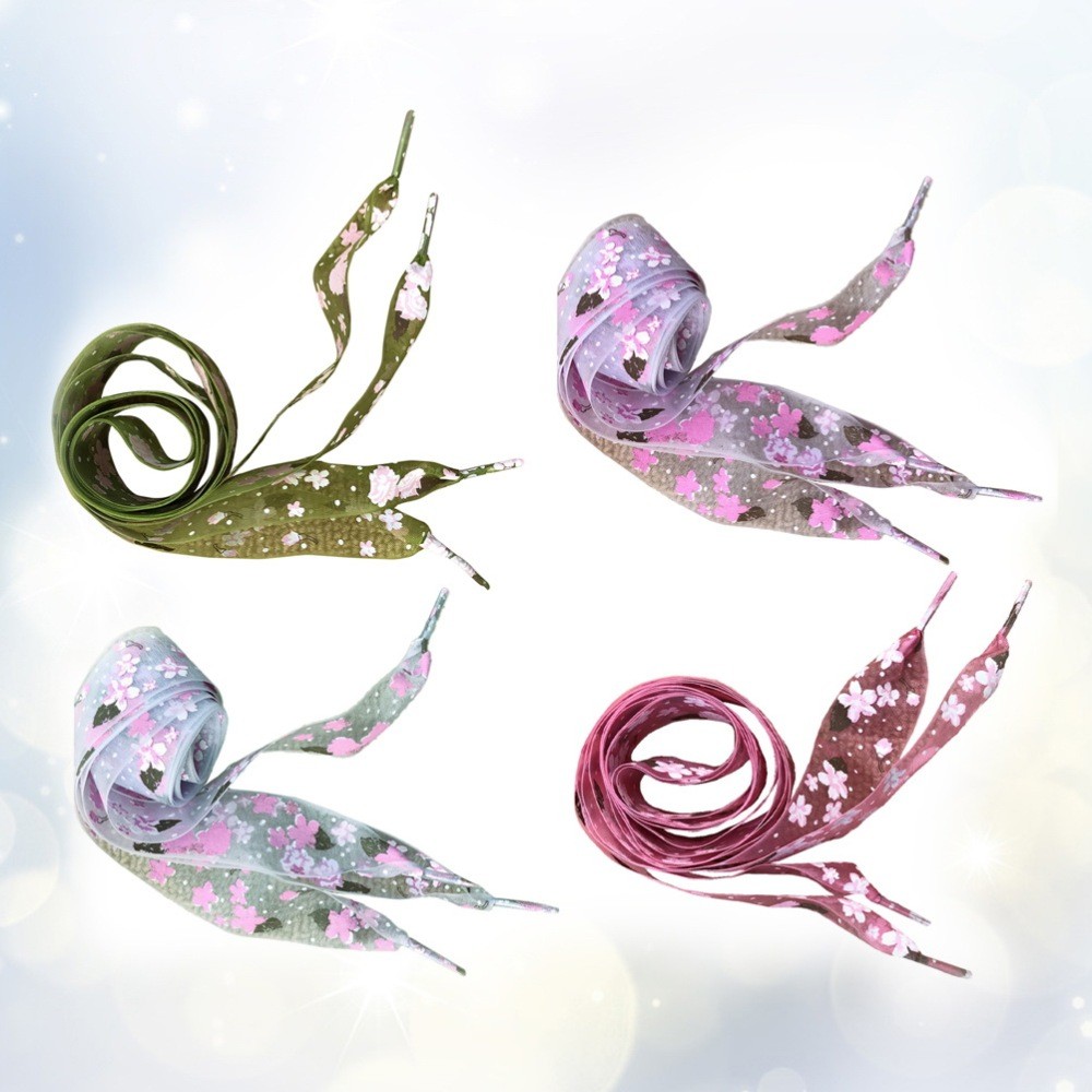 APL 4 Paia Tagli di Filo da Neve Sognanti Lacci Larghi Trasparenti