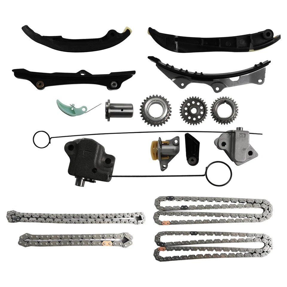 Juego de juntas de cubierta de cadena de distribución bomba de agua para Jeep 11-15 3,6 L DOHC PENTASTAR Foto 3 de 4