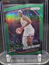 2025 WNBA Prizm Kalani Brown Green Prizm Card #55