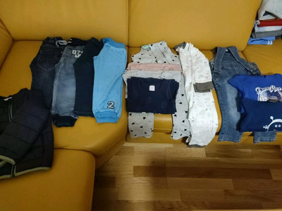Kleidungspaket Herbst /Winter Junge Gr. 86-92 15 Teile Pocopiano/Papagino