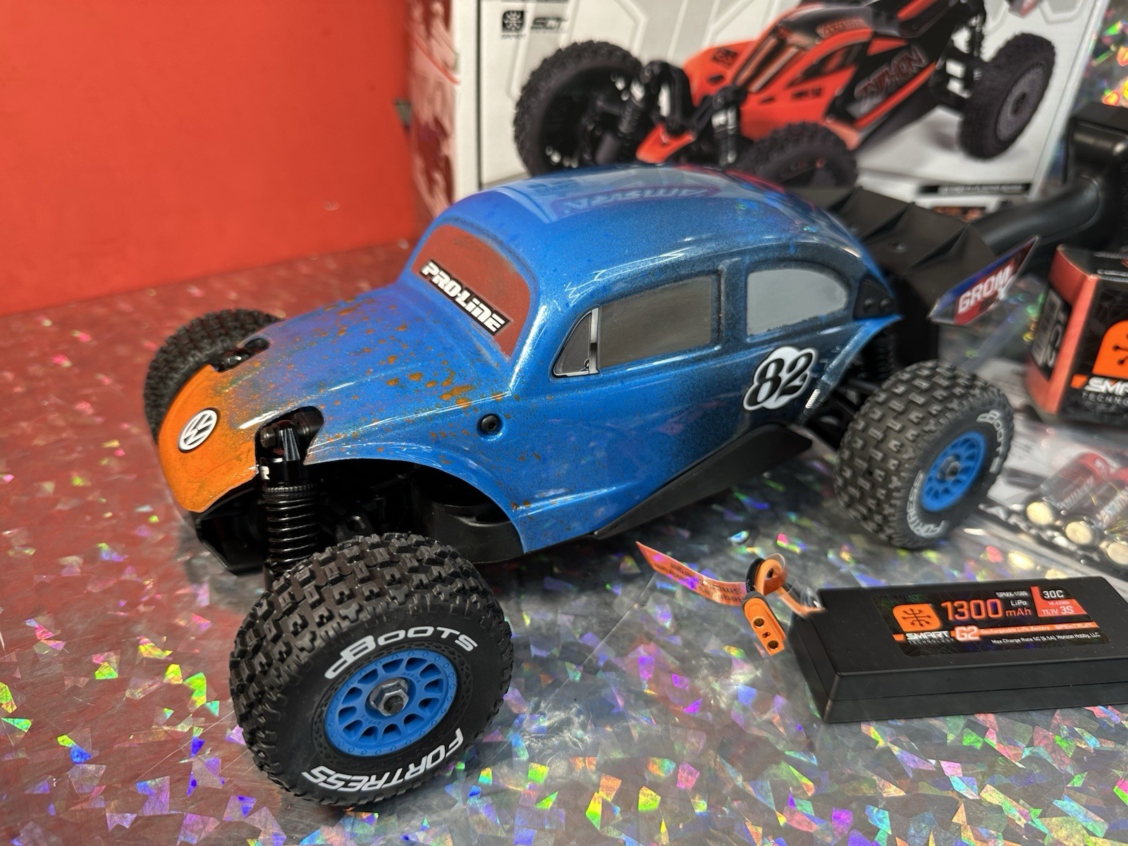 Arrma Typhon Grom 223s Brushless Custom Baja Bug Kit Mojave Conversion ...