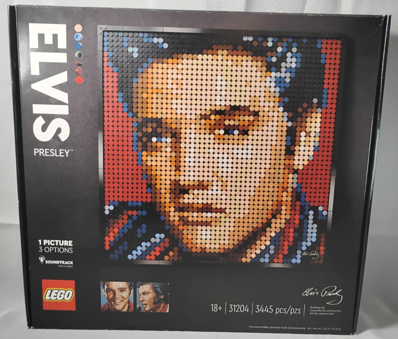 Lego Art 31204 ELVIS PRESLEY King of Rock 'n' Roll *New* BOX WEAR PLS SEE PICS