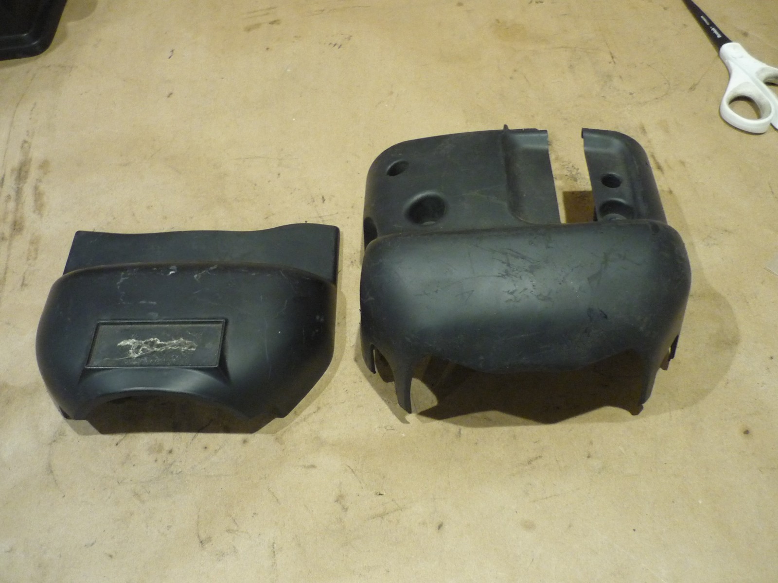 Ferrari 360  - Steering Column Cover Upper & Lower - P/N 65583200 - 65310600