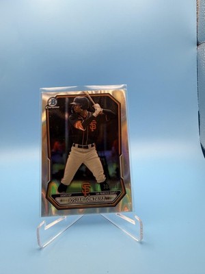 2026 Bowman #BCP-56 Josuar Gonzalez Chrome Prospects Lava Refractor #/399