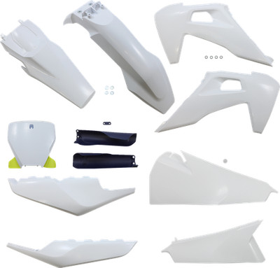 Acerbis Full Body Kit Replacement White Black Yellow 2726557428 Husqvarna FC250
