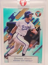 2025 Topps Pristine Aqua Refractor 014 /199 George Brett Royals