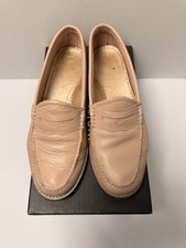 G.H. Bass  Co. Weejuns Whitney Blush Pink Leather Penny Loafers 7.5M Preppy