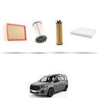Hoffcar Wartungsset - 4 Filter Kompatibel Mit Ford Tourneo Connect Iii 2.0 Ec
