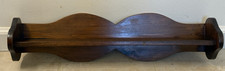 Vintage KELMS Wood Wall Shelf w/Plate Grove 24" Long