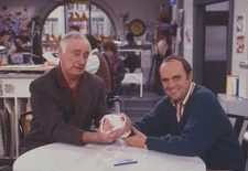 LR81A-10 BOB NEWHART + DICK MARTIN Vintage 35mm Film Slide CBS PRESS SHOT 1993