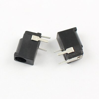 10Pcs DC   Female DIP 3 Pin Supply Socket Connector DC002 3.5x1.3mm #A6-38