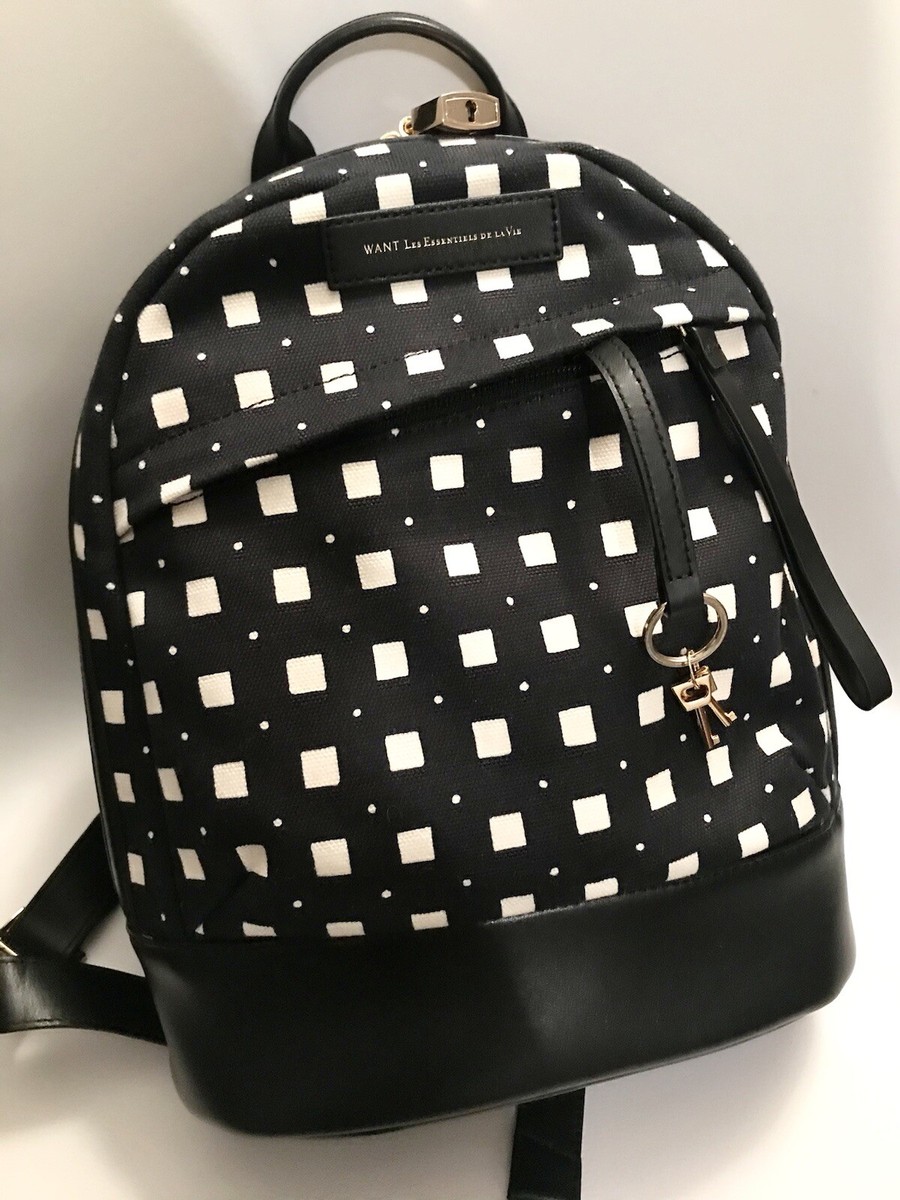 WANT LES ESSENTIELS NEW Mini Piper Leather Cotton Backpack