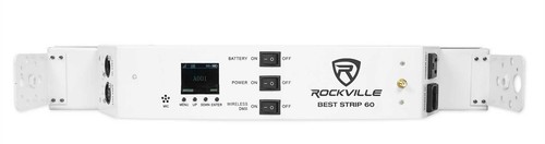 (4) Rockville BEST STRIP 60 White Rechargeable Wash Light Bars w/Wireless DMX - Picture 4 of 9