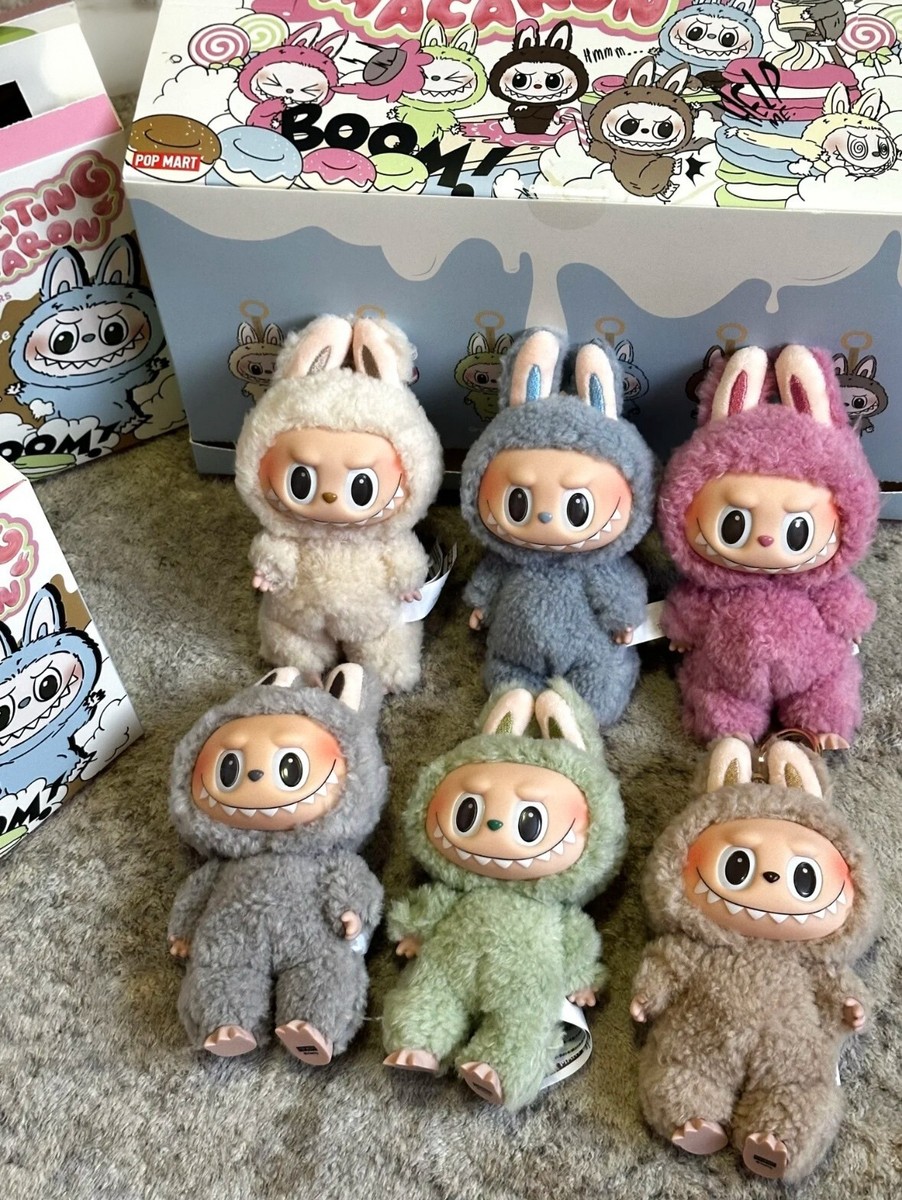 Macaron Labubu 拉布布一代 Original Labubu V1 Pop Mart The Monsters Exciting Macaron
