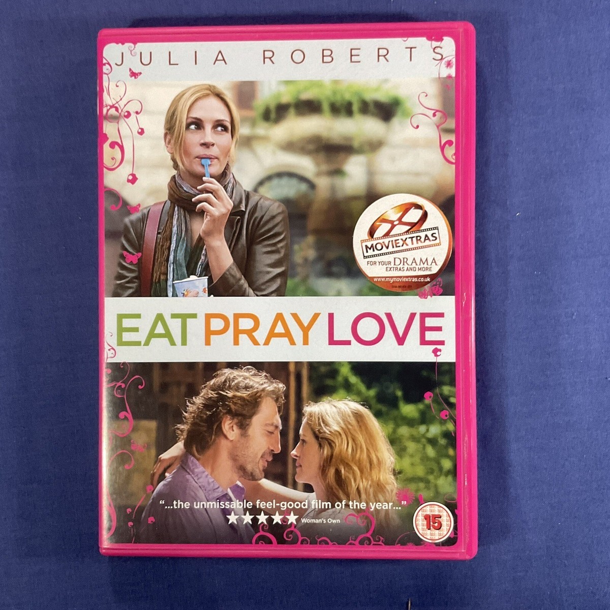 Eat Pray Love, DVD, Julia Roberts, cert PG Movie