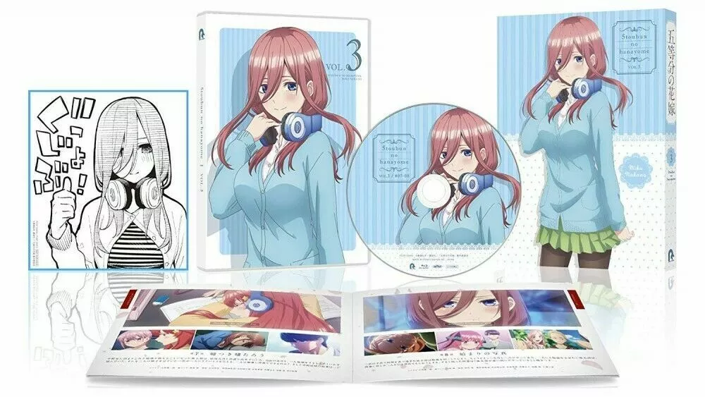 The Quintessential Quintuplets Movie Limited Editon Manga Booklet Japan  Blu-ray