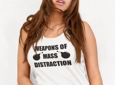 Busty Big Boobs Clothing Slutty Shirt Tank Top Bimbo - WMD Boobs ~ Tank Top