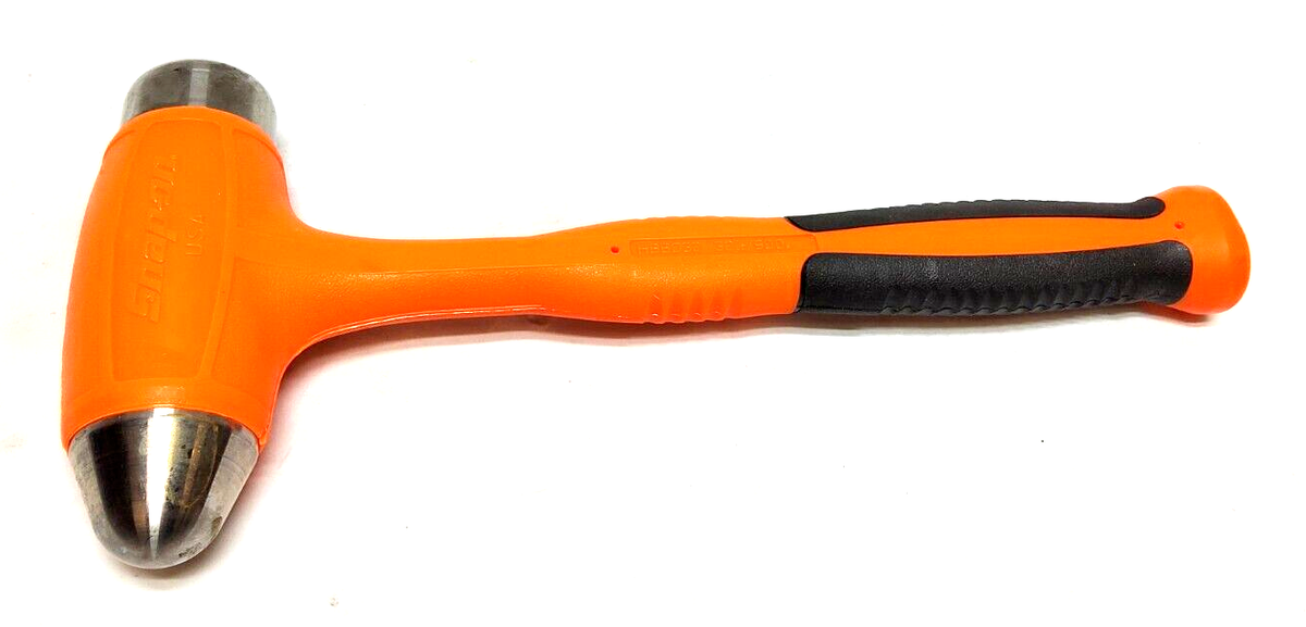 New Snap-on™ Ball Peen Dead Blow Hammer 32 oz. Orange HBBD32