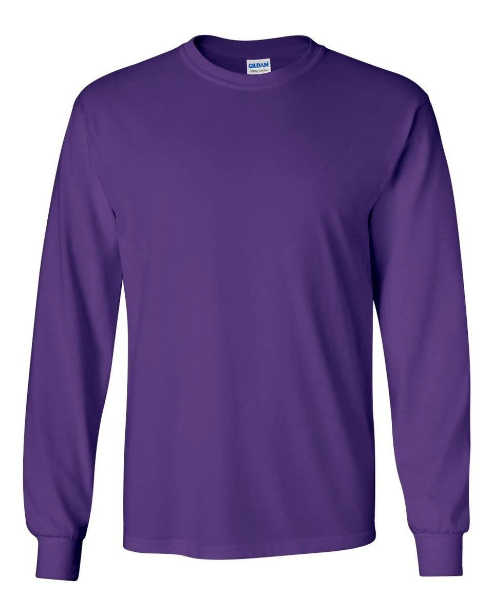 Purple Long Sleeve T-Shirts for Men for sale | eBay